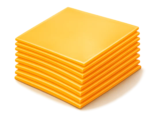 American cheese slices